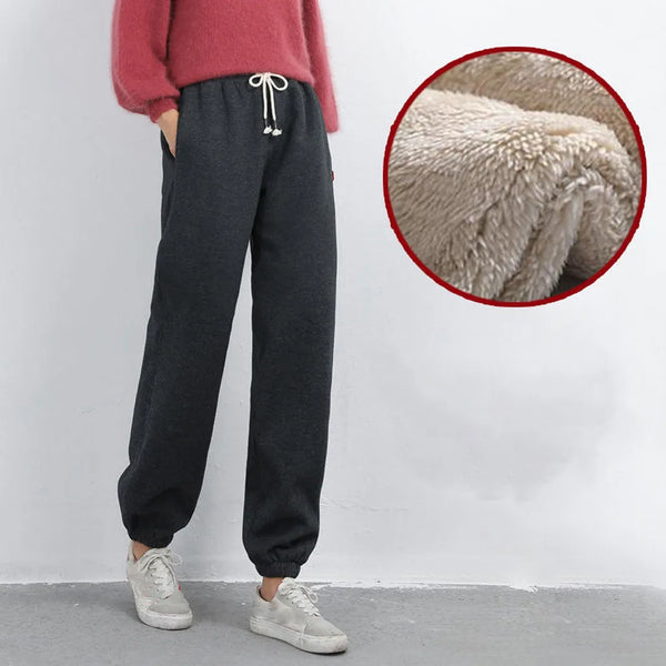 Women Winter Warm Leggings Thick Trousers - Hit Fash