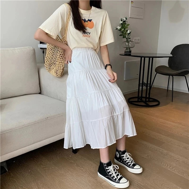 Spring Summer Women Chiffon Skirts - Hit Fash