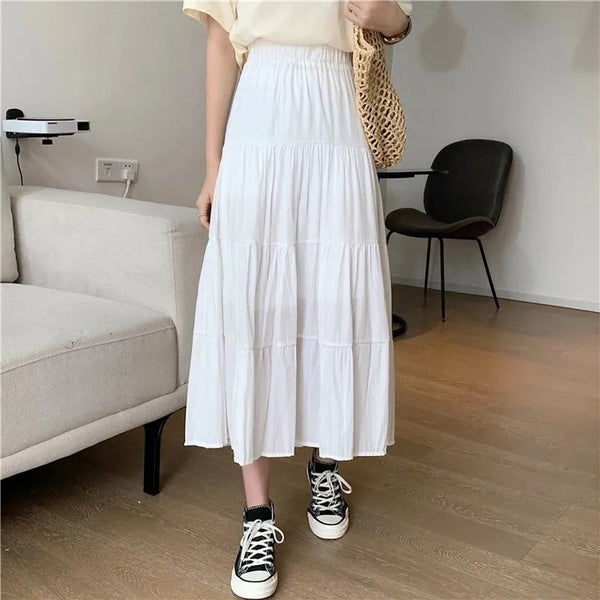 Spring Summer Women Chiffon Skirts - Hit Fash