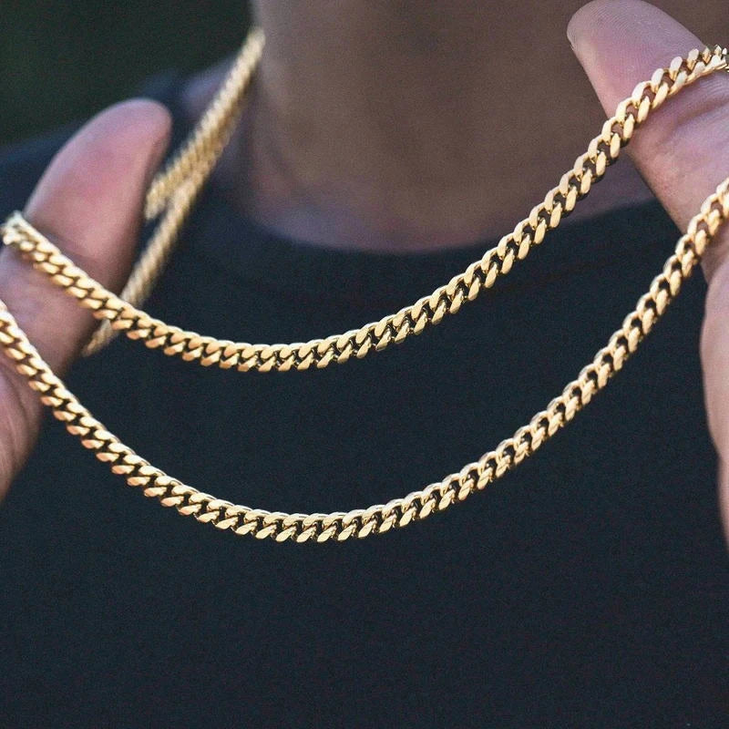 Cuban Chain Necklace for Women , for men also