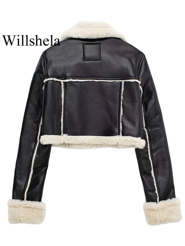 Women Fashion Solid Front Zipper Jackets - Hit Fash