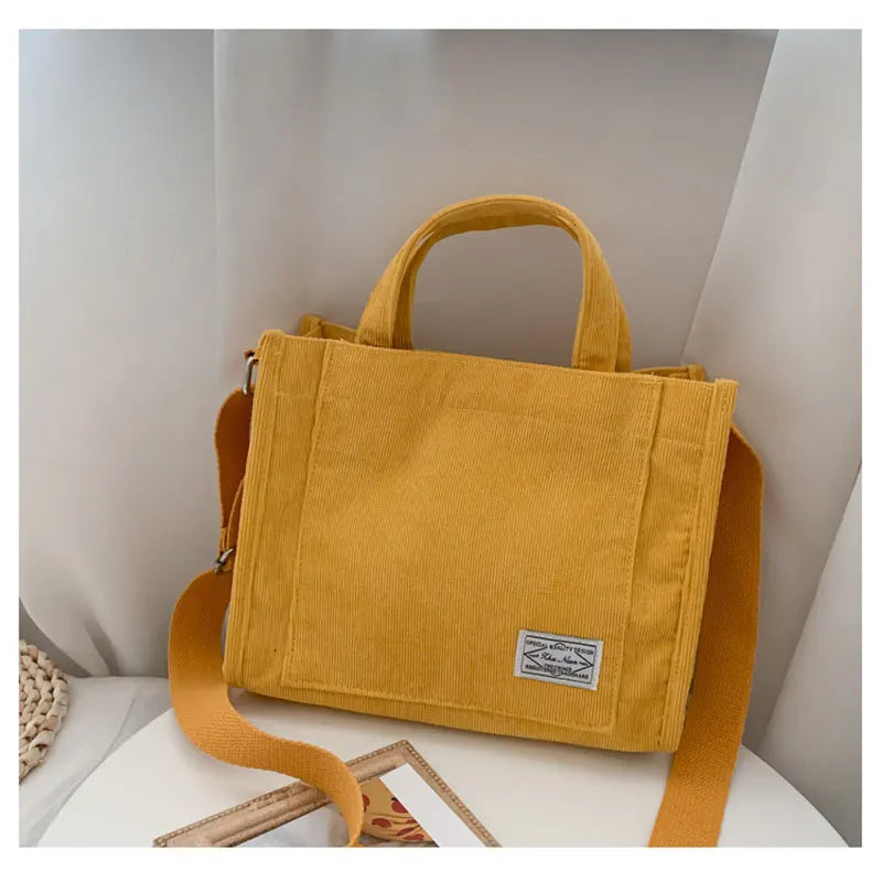 Women's Bag Corduroy New Small Square Bag - Hit Fash