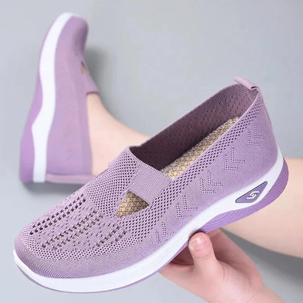 Fashion Soft Sole Breathable Hollow Out Flat Shoes for Women - Hit Fash