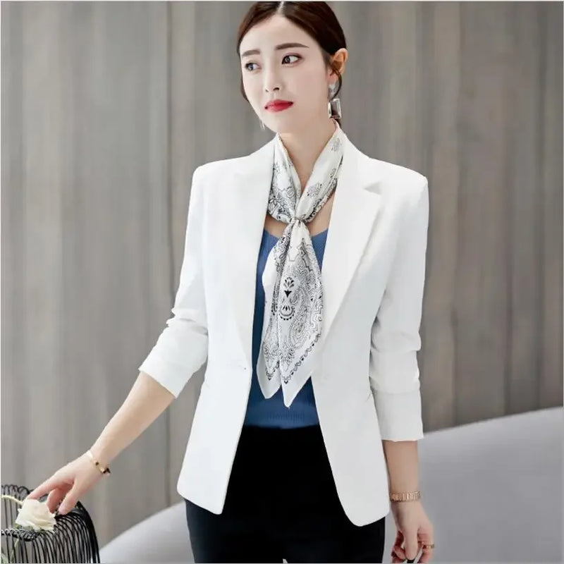 Stylish Black Women Blazer , white