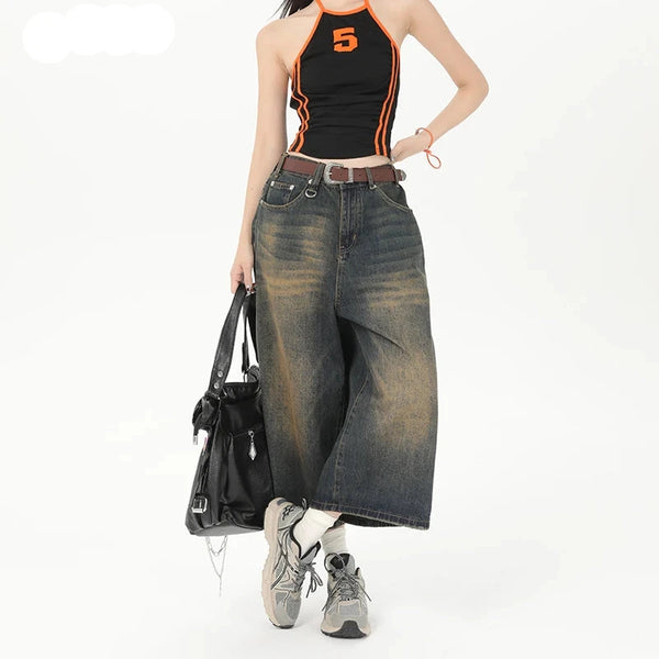 Vintage Streetwear Women Jeans - Hit Fash