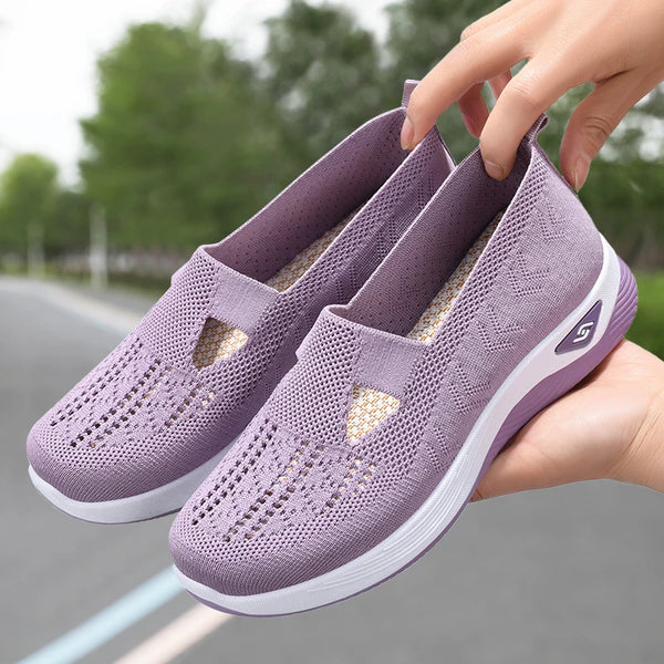 Fashion Soft Sole Breathable Hollow Out Flat Shoes for Women - Hit Fash