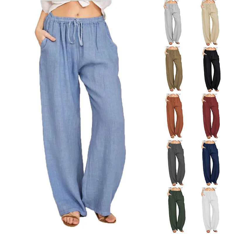 Summer and Autumn New Casual Women's Wear Casual Pants - Hit Fash