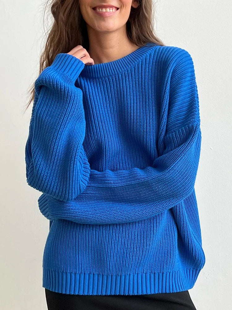 Loose Pullover Jumper - Hit Fash