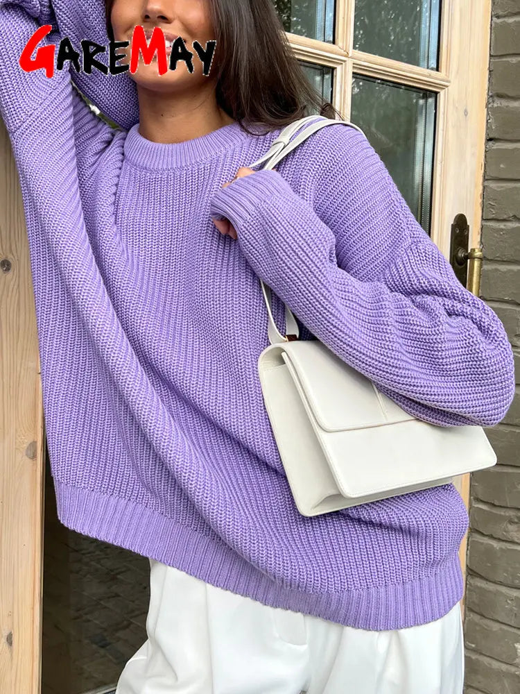 Loose Pullover Jumper - Hit Fash