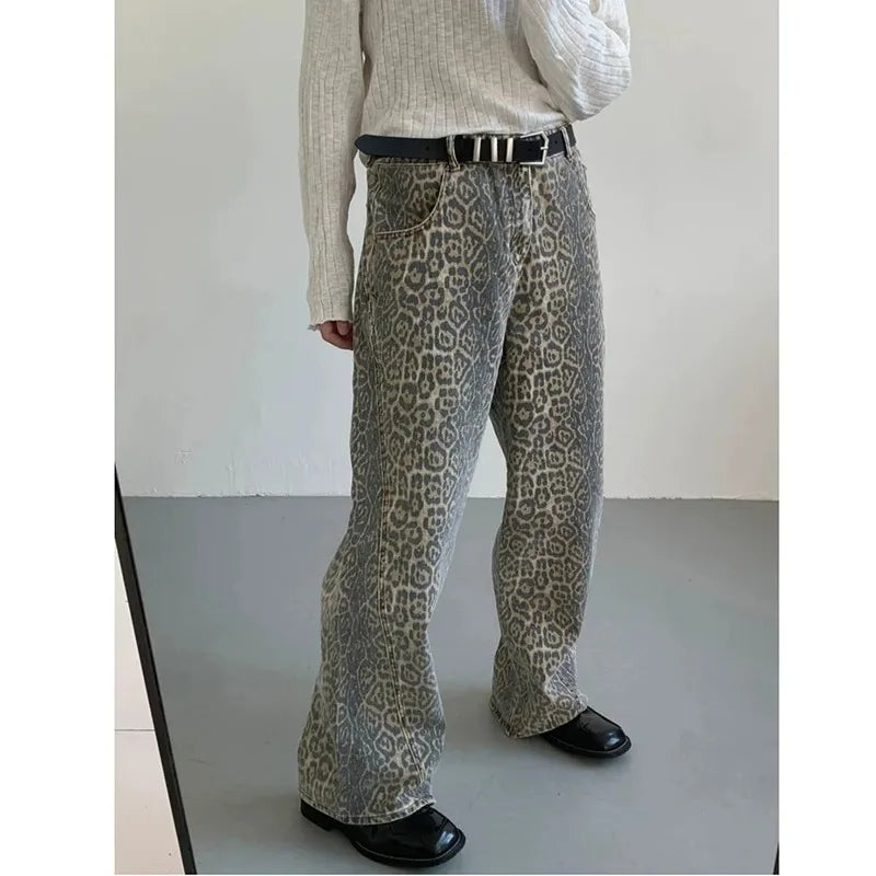 Women's Jeans Leopard High Waist Hip Hop - Hit Fash