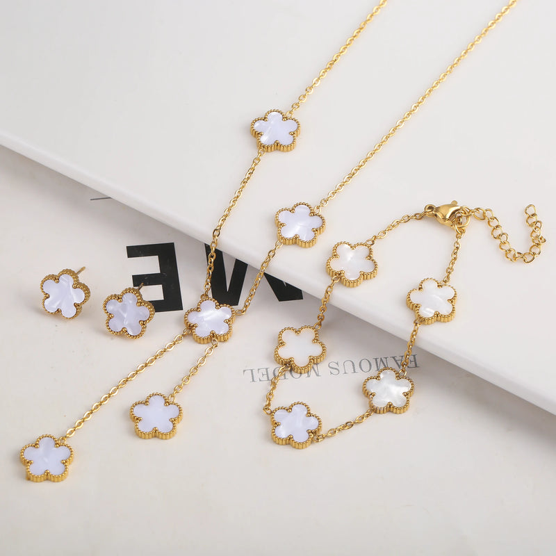 Adjustable New Design Gold Plated Stainless Steel Chain , white