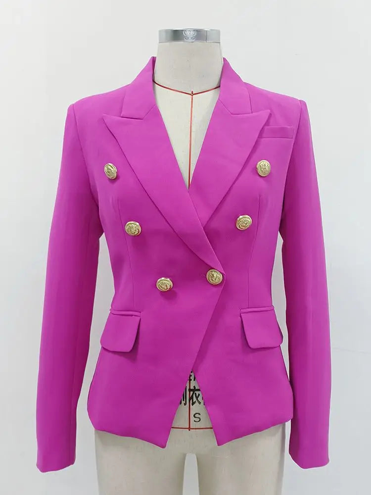 Classic Designer Jacket for Women in Pink - Elegant Fashion