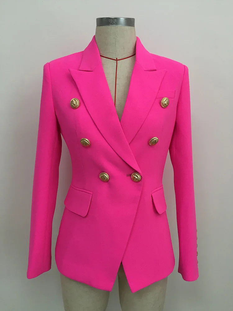 Classic Designer Jacket for Women in Pink - Elegant Fashion